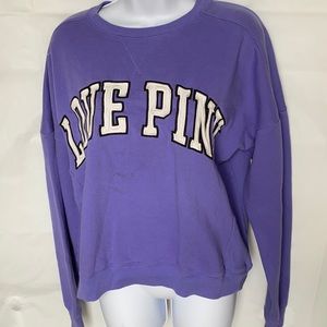 Pink Victoria's Secret "Love Pink" purple shirt M